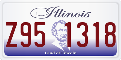 IL license plate Z951318