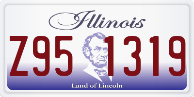 IL license plate Z951319