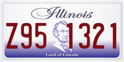 IL license plate Z951321