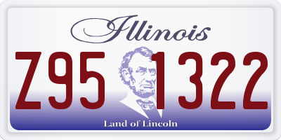 IL license plate Z951322