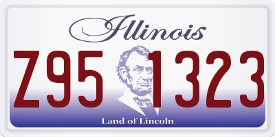 IL license plate Z951323