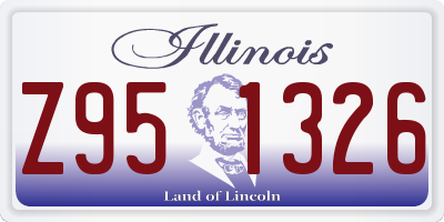 IL license plate Z951326
