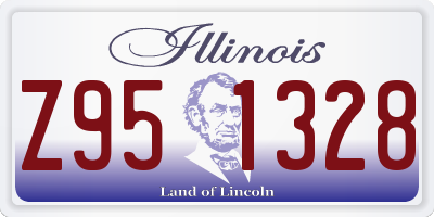 IL license plate Z951328