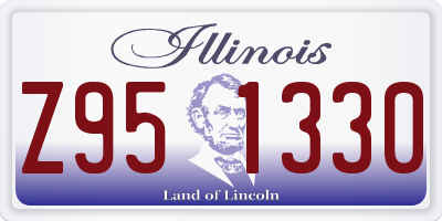IL license plate Z951330