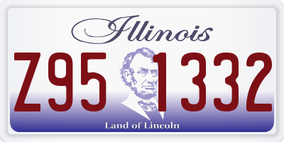IL license plate Z951332