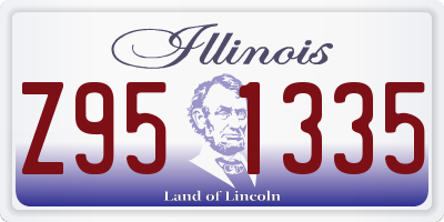 IL license plate Z951335