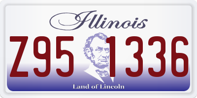 IL license plate Z951336