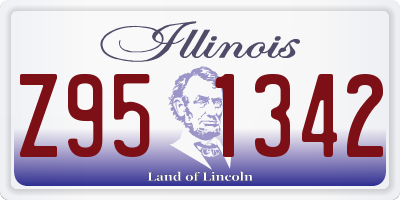 IL license plate Z951342