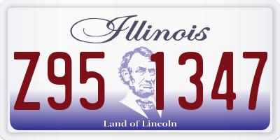 IL license plate Z951347