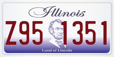 IL license plate Z951351