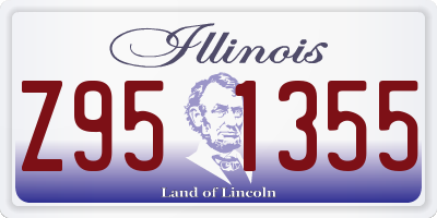 IL license plate Z951355