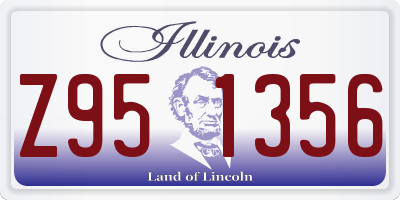 IL license plate Z951356