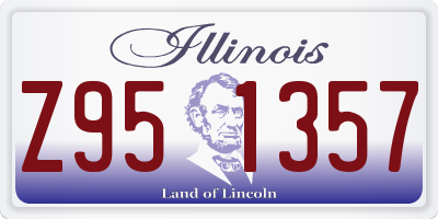 IL license plate Z951357