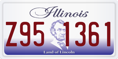 IL license plate Z951361
