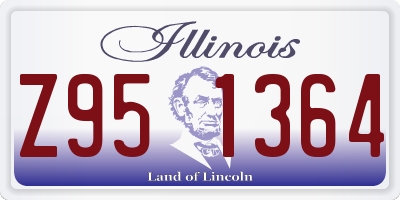 IL license plate Z951364