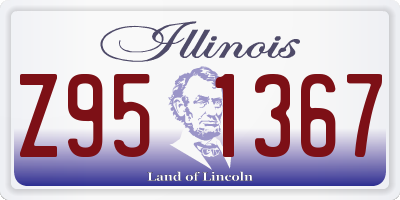 IL license plate Z951367