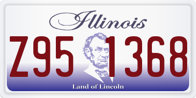 IL license plate Z951368