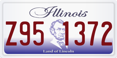 IL license plate Z951372