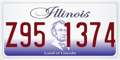 IL license plate Z951374