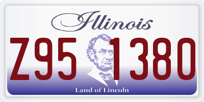 IL license plate Z951380