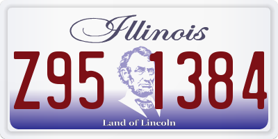 IL license plate Z951384