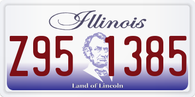 IL license plate Z951385