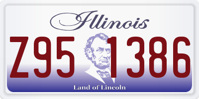 IL license plate Z951386