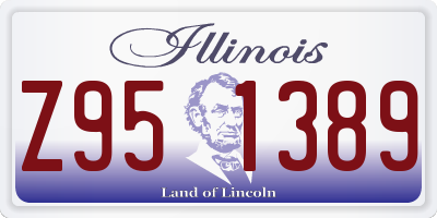 IL license plate Z951389