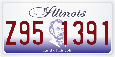 IL license plate Z951391