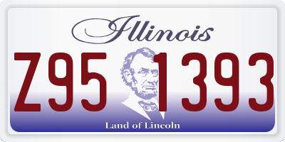 IL license plate Z951393