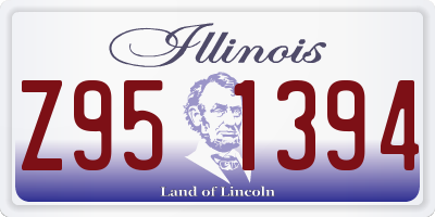IL license plate Z951394