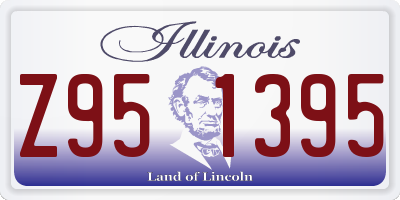 IL license plate Z951395
