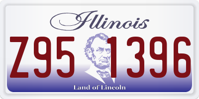 IL license plate Z951396
