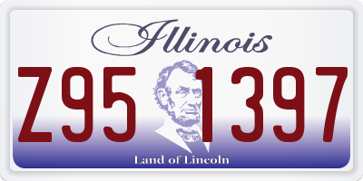 IL license plate Z951397