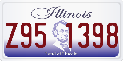 IL license plate Z951398