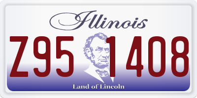 IL license plate Z951408