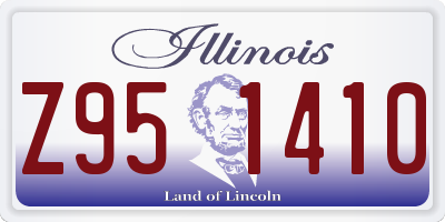 IL license plate Z951410