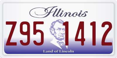 IL license plate Z951412