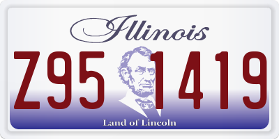 IL license plate Z951419