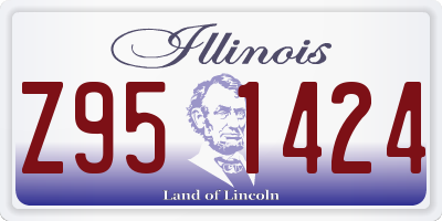 IL license plate Z951424