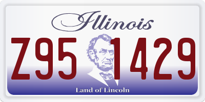 IL license plate Z951429