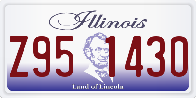 IL license plate Z951430