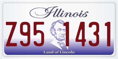 IL license plate Z951431
