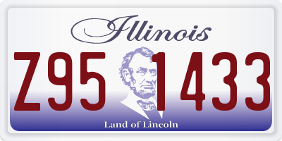 IL license plate Z951433