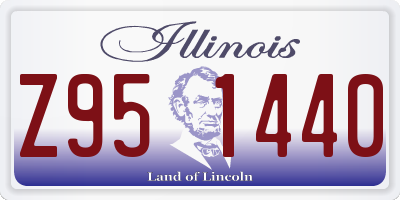 IL license plate Z951440