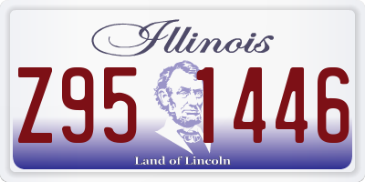 IL license plate Z951446