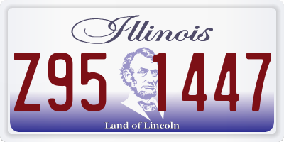 IL license plate Z951447