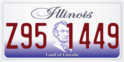 IL license plate Z951449