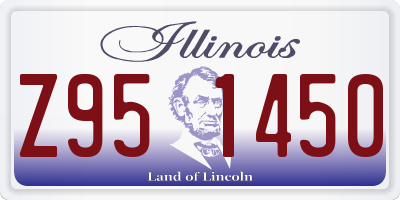 IL license plate Z951450
