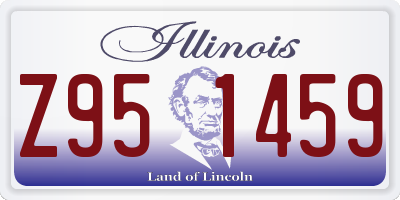 IL license plate Z951459